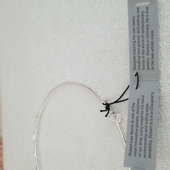 New Robert Lee Morris Soho Stone Wire Wrapped Necklace - Picture 11 of 11